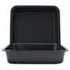 Mini Square Cake Pan Carbon Steel Cake Baking Pan Anti-Stick Bread Cookie Making Dishes Moldes Oven Metal Cake Pan