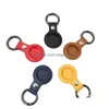 Otros suministros de fiestas festivas Colorf Leather Keychain Favor Anti-P-P-PROUNT para Airtag Protector Bag All Inclusive Locator individualmente PackA DHDXJ