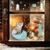 Party Decoration Christmas Forest Snow Static Glass Paste Living Room Bedroom Creative Simple Decorative Painting
