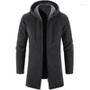 Trench Coats Men's Automne et Winter Cashmere Cardigan CHENILLE PULATEUR EN TABLE EN TELLEUR