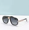 Vintage Pilot Sunglasses Gold Black/Grey Gradient 665 mężczyzn Kobiety Summer Sunny Sunnies de Soleil Uv400 okulary