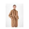 Brand Coat Women Coat Designer Coat MAXMARAS Camel Velvet Bathrobe Coat Camel