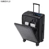 Bagages à bagages à bagages à bagages multifonction USB Port Port Étudiant grande capacité Muted Wheel Motword Motword Travel Suitcase.