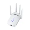 Routers Wifi Extender 1200Mbps Wireless Wi Fi Repeater Dual Band 2.4&5Ghz W Ifi Router Long Range Booster 4 Antenna Wifi Amplifier