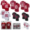 Футбольные майки одежда 49 человек #85 Little 10 Garoppolo 97 Bosa Rugby Jacket Red Black White