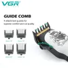 VGR Hair Clipper Machine Electric Cutting Machine Professional Professional Cordless Trimmer Discloy Discloy for Men V699 240411