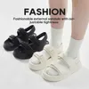 Sandalen utune verstelbare dames sandalen zomer comfortabele platformschoenen strand buiten glijbanen dikke zool niet-slip slippers flip flops 240419