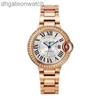 Élégants Carter Designer Montres pour hommes Femmes Blue Blue 18K Rose Gold Original Diamond Automatic Automatic Brand Match Mentise Mens.