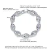 Braccialetti Luoteemi Big Wagrendrop Cubic Zircone Fashion Elegant Gioielli per donne Accessori antichità di sposa Accessori di lusso di lusso