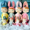 Poupées authentique metoo poupées en peluche lapin lapin toys somnolent somnolent angela poupée pour bébés tout-petits animaux en peluche jouet pour filles cadeau de Noël