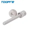 조명 Toopre Mountain Bike Light Silver 137g 하단 브래킷 제거 도구 IAMOK 20CR 스틸 스퀘어 홀/스플라인 BB 도구 자전거 부품