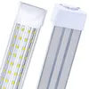 أنابيب LED 20pcs على شكل حرف U 2ft 3ft 4ft 4ft 5ft 6ft 8ft بارد الباب T8 متكامل 4 جوانب الأضواء المخزون في الولايات المتحدة الأمريكية إضاءة التسليم DH5LT