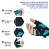 MOREOK Half Finger Bike Gloves 5MM Silicone Pads Bicycle Gloves Shock-Absorbing Non-Slip Mountain Cycling Gloves 240422