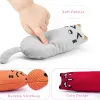 Zabawki szelest dźwięk kocim za kulis koty produkt dla zwierząt świąteczne zabawki kota na zęby kotka szlifowanie kota pluszowa zabawka