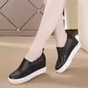 Fitness Shoes White Waters for Women Sneakers High Heels Plataforma Black Sneaker Woman Vulcanize Mulher Casual Respirável Sofragadores