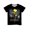 Men's T Shirts Summer Kids 3D Printing Little Nightmares 2 Children Cartoon Anime T-shirts Boys Girls Teens Toddler Tee Tops Camiseta