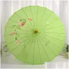 Paraplyer adts size japansk kinesisk orientalisk parasol handgjorda tyg paraply för bröllopsfest p ografi dekoration havsfartyg drop dhmnw zz