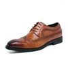 Scarpe casual gentiluomo allacciato d'affari in pelle formale abito di moda maschile classico oxford italiano per uomo derby