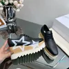 Designer Luxury Stella McCartney Elyse Platform Stars Sneaker con scatola originale