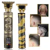 Clippers T9 USB wiederaufladbare elektrische Haarschneidung Hine Professioneller Friseur Bart Vintage Trimmer Herren Rasierer Drachen Haarschneider