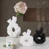 Vasi vaso ceramico vaso irregolare cereali di pietra artigianato semplice composizione fiore di porcellana accessori per la casa decorazione