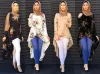 Abbigliamento Fashion di alta qualità Donne di alta qualità camicie lunghe musulmane per donne musulmane manica lunga top coda di rondine islamismo camicette 7910