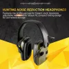 Hörlurar Hot Tactical Electronic Shooting Earmuff Outdoor Sports Antinoise Headset Impact Sound Amplification Hearing Protective Headset