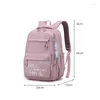 Bolsas de escola Mulheres Moda de grande capacidade Mochila fofa para adolescentes Primary Student Casual Girl School School Book Pack Pack Travel Bag