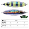 Accessori 5 pezzi/set 80G 100G 120G Acqua di mare jigging pesca a lora cucchiaio di metallo Pesca Shore Slow Giappone si esce di pesce bait esca salata d'acqua salata