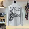 Vår- och sommaren nya herr- och kvinnors bästsäljande klädmodebrev tryckt långärmad kort ärm Casual Sports Loose Shirt Street Hip Hop Trend Clothes D18