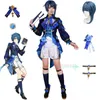 Anime Costumes Xingqiu Cosplay Game Genshinimpact Xingqiu Cosplay Come Xing Qiu Dpavali Come Hallown Party Dress Anime Role Play Y240422