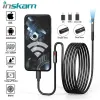 Cameras ANESOK 2MP Single/Dual Lens Endoscope Camera Android Mini Inspection endoscopic camera endoscope for smartphones Type C And IOS