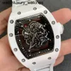 Watch Wrist Richamill Rakish Mechanical Cool Tv Factory Rms055 Mens Fashion Trend Hollow Snow 317g 2023 Luxury Style