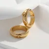 Anello di design per maschile ad anello di fidanzamento da 18 kgold da uomo ad alta qualità di alta qualità 925 anello designer placcato argento ad anello di lusso di lusso