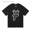 Designer Purple Shirt Brand T-shirts Mens Women T S M L XL 2024 Nieuwe stijl Kleding Grafische tee Us Size S-XL 98NI