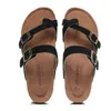 Kapcie Cork męskie lato lat lato 2024 Flat Bottch Modna Antiskid Casual Wear Flip Flip Flops Lovers Sandals Beach