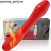 Coño sexual coño chupando calefacción rosa vibrador adulto en consolador g-spot av stick juguetes sexuales masajeador de varita para mujeres vagina