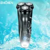 Shavers ENCHEN Blackstone 3 Electric Shaver For Men Full Body Washable Rechargeable Beard Trimmer Shaving Machine Electric Razor