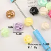 Beads Cordial Design 100Pcs 16*16MM DIY Beads Making/Twisty Shape/Hand Made/Aurora Effect/Acrylic Beads/Jewelry Findings & Components