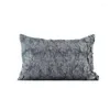 Pillow Texture Pillows Green Gray Antique Case Luxury Decorative Fall Cover For Living Room Sofa Chair Home Decor