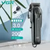 Clippers VGR Hair Clipper Professional Hair Cutting Machine laddningsbar frisör hårtrimmer trådlös frisyrklippare för män V282 V982