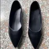 Casual Shoes Matte Flat Women Patent Leather Shallow Mouth Pointed Toe Elegant Stiletto High Heels Large Size Women's Flats