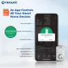 Kontrollera oss Deadbolt Smart Lock Remote Controller Lösenord/IC -kort Biometriskt lås Elektroniskt Auto Lock för Home Smart Lock Door