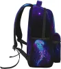 Torby duże świecące meduzy stylowe swobodne plecak torebka laptopa plecaki kieszenie komputerowe plecak komputerowy do pracy w podróży służbowej