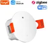 CONTROLLA TUYA Smart WiFi/Zigbee Presenza umana Rilevatore Radar Rilevamento del radar Luminosità Luminosità 2 in 1 Monitoraggio remoto Funzione