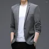 Men's Suits 2024 Business Fashion Slim Fit Yuppie Blazer Handsome British Youth Casual Small Suit Korean Version Of The Trend