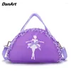 Sacs de scèmes de danse Sac à une épaule enfants Chaussures Ballet Shoes Robe Handsbag Latin Yoga Jazz Tap Rangement Backpack for Kids