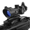 Kapsamlar ACOG 1X32 Kırmızı Dot Sight Sight Optik Tüfek Kapsamları Airsoft Gun için 20mm Rail ile Kırmızı Dot Kapsamı Av Kapsamları