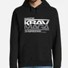 Système de combat Israël pour hommes Krav Maga Martial Arts MMA Gym Training Pullover Sweat-shirt pour hommes confortables MMA Gym.