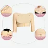 Body Shaper för arm fettsugningskvalitetsplaggkomprimering Forma med ryggformning av bröstbindande kropp bindande 240409